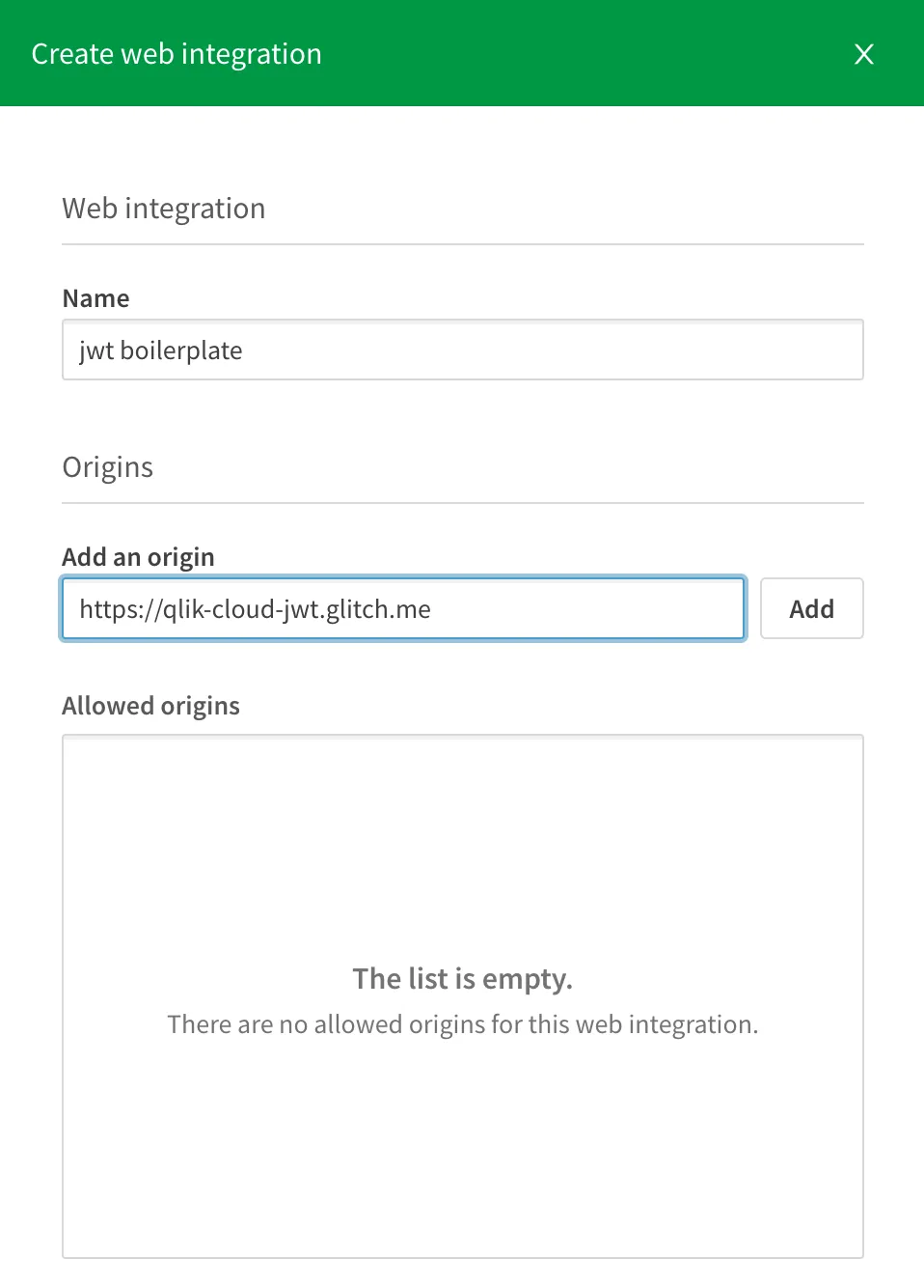 a screenshot of the waffle menu of Qlik Cloud.