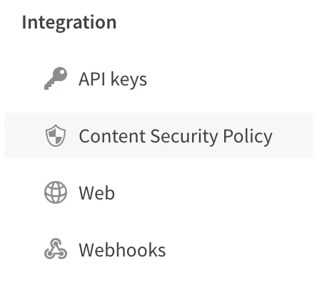 a screenshot of the management console menu of Qlik Cloud.