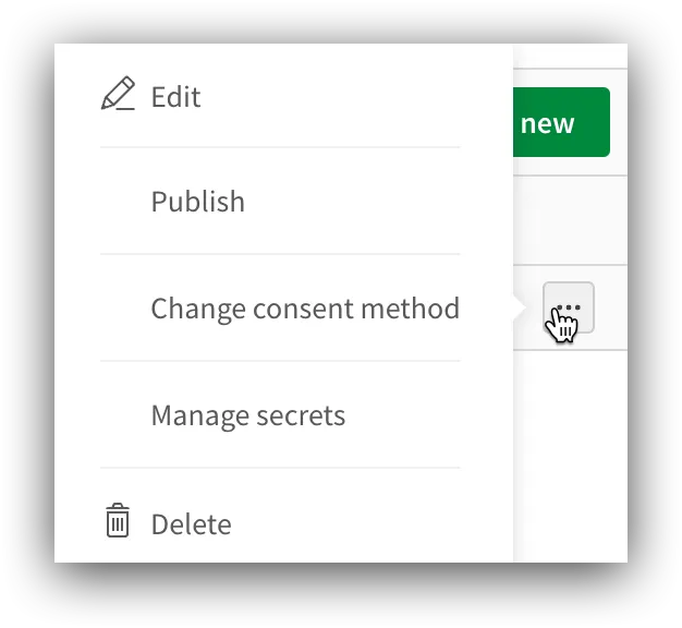 a screenshot of the OAuth 2 extended properties menu