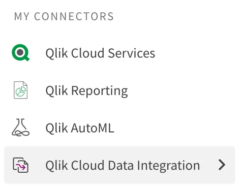 Qlik Cloud Data Integration connector in Qlik Automate