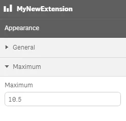 Custom number entry field object
in extension