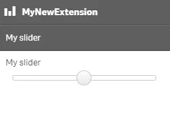 Custom slider with title
object in extension as accordion item