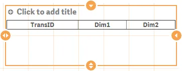 Example of an extension with table
Dimensions in header